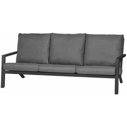 SIENA GARDEN Loungesofa Belia, anthrazit, Aluminium, inkl. Polster, ca. 210x81 cm