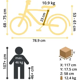 Löwenrad Kinderrad 16 Zoll RH 23 cm mint