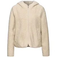 STREET ONE Teddy-Jacke mit Kapuze, - beige,