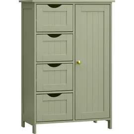 VASAGLE Badezimmerschrank 30 x 55 x 82 cm Grün