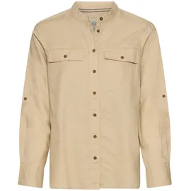 CAMEL ACTIVE Bluse mit Stehkragen und Knopfleiste Sand M