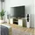 Akord TV-Lowboard 120 x 55 x 40 cm Eiche Artisan/Weiß Holzwerkstoff