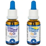 Dr. Jacob's Vitamin D3 Öl + Dr. Jacob's Vitamin K2 Öl