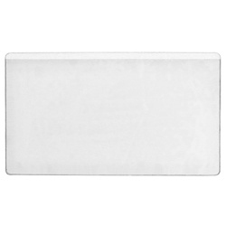 DURABLE Visitenkartentasche selbstklebend transparent
