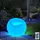 Eurotondisplay LED Gartenleuchte Kunststoff wetterfest IP54 mit Fernbedienung RGBW
