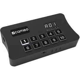 Cameo DVC CUE - USB zu DMX-Interface mit bis zu 2048 DMX-Kanälen und beleuchtetem Bedienfeld,