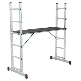 Krause Leitergerüst 2 x 6 Sprossen Arbeitshöhe bis 2,95 m