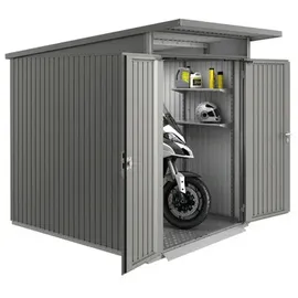 Biohort AvantGarde A2 1,8 x 2,2 m quarzgrau-metallic Doppeltür