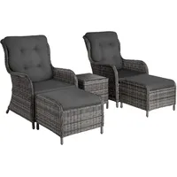 Tectake Benissa Loungeset grau