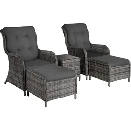 Tectake Benissa Loungeset grau