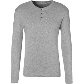 H.I.S. Langarmshirt grau M