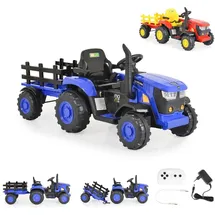 Moni Kinder Elektrotraktor Rancher blau