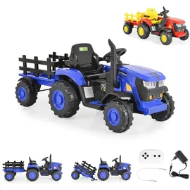 Moni Kinder Elektrotraktor Rancher blau