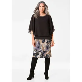 GOLDNER Edle Chiffonbluse schwarz 38