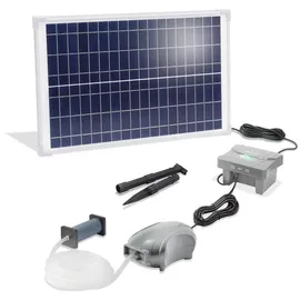 esotec Solar Teichbelüfter-set 25/600 Lifepo4 Akku, Teichbelüftung Pumpe 101876