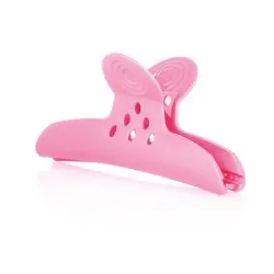 XanitaliaPro Locken-Haarspangen Kunststoff Pink 4 Stück