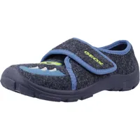 GEOX J NYMEL Boy A Sneaker, Navy/Lime, 26 EU - 26