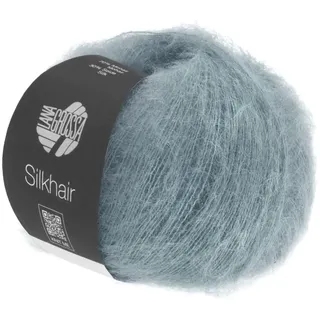 LANA GROSSA Silkhair | Feines Lace-Garn aus Superkid Mohair mit Seide | Handstrickgarn aus 70% Mohair (Superkid) & 30% Seide | 25g Wolle zum Stricken & Häkeln | 210m Garn FB 94
