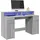vidaXL Gaming-Tisch Grau Sonoma