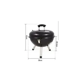 ROSMARINO ROSAMRINO Holzkohlegrill schwarz