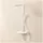 EMKE Duschsystem mit Thermostat Weiß 30×20 cm 118cm