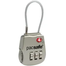 Pacsafe Prosafe 800 TSA Kabel Zahlenschloss Silver