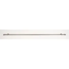 Buchheister mydeco Gardinenstange-Komplettset 2in1 ausziehbar Edelstahl-Optik 160-280cm