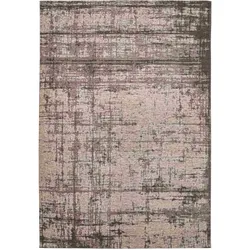 Teppich Yuno aus Chenille Taupe, 155x230 cm