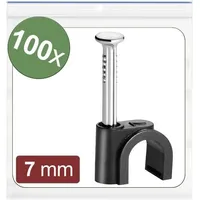Quadrios 24CA431 Nagelschellen 24CA431 Bündel-Ø-Bereich 4 bis 7mm Schwarz 100St.