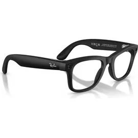 Ray-Ban Meta Gen 2 Sonnenbrille - Matte Black - Clear/Cat0