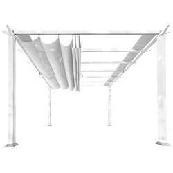 PARAGON OUTDOOR Pavillon »Florida«, quadratisch, BxT: 350 x 350 cm - weiss
