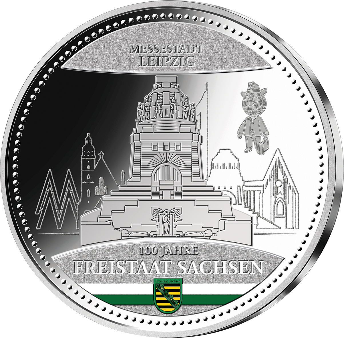Zum Sammlungsstart: Streng limitierte Silber-Gedenkprägung "Messestadt Leipzig"!
