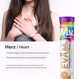 eväm Multivitamin Minerals Brausetabletten 20 St.