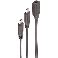 ShiverPeaks BS13-20020 USB Kabel 0,3 m USB 2.0 USB C 2 x USB C Schwarz