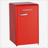 Wolkenstein Retro-Kühlschrank KS95RT FR - Feuerrot, 92 l, EEK F