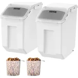 Vevor Aufbewahrungsbox 15 L x 2 transparent