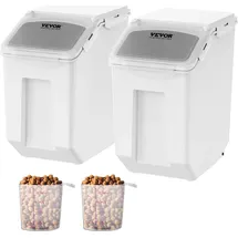 Vevor Aufbewahrungsbox 15 L x 2 transparent