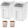Vevor Aufbewahrungsbox 15 L x 2 transparent