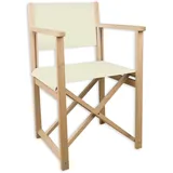 Promo Trade Regie Stuhl, Holz (Naturweiß)