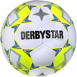 derbystar Apus Light v23 Fußball, weiß gelb, 5