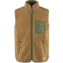 Fjällräven Vardag Pile Fleece Weste Buckwheat Brown/Laurel Green L