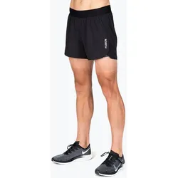 FUSION Herren Shorts Mens Run Shorts, BLACK., L