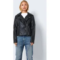 Noisy May NMRebel PU Jacket Frauen Kunstlederjacke schwarz (27000741)