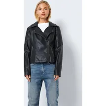 Noisy May NMRebel PU Jacket Frauen Kunstlederjacke schwarz (27000741)