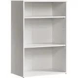 mokebo Bücherregal Weiß, 2 Fächer, 60x91x34.5 cm, Wohnzimmer, -