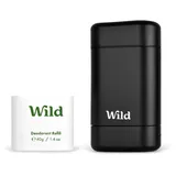 Wild Starterset: Black Case + Ocean Mist Nachfüller Deodorant 40 g