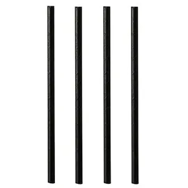 Papstar Cocktail Trinkhalme 10 cm 4000 St. Schwarz