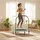 Relaxdays Fitness-Trampolin 102 cm Schwarz/Grau