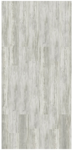 Decolife Vinylboden, Holz-Optik, weiß, BxL: 185 x 1220 mm - grau