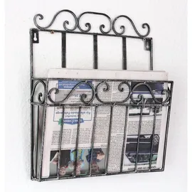 DanDiBo Ambiente DanDiBo Wandregal Zeitungsständer 09913 Magazinhalter 38 cm Küchenregal Zeitungshalter